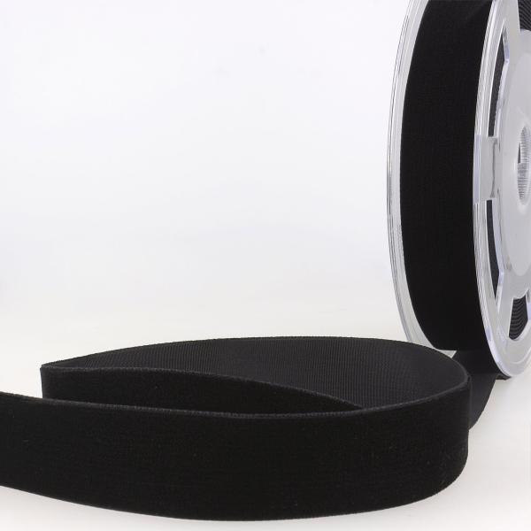 Samtband 16mm Schwarz
